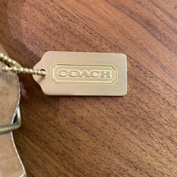 Vintage COACH Suede Crossbody Bag Olive Green 9324 - Picture 10 of 10